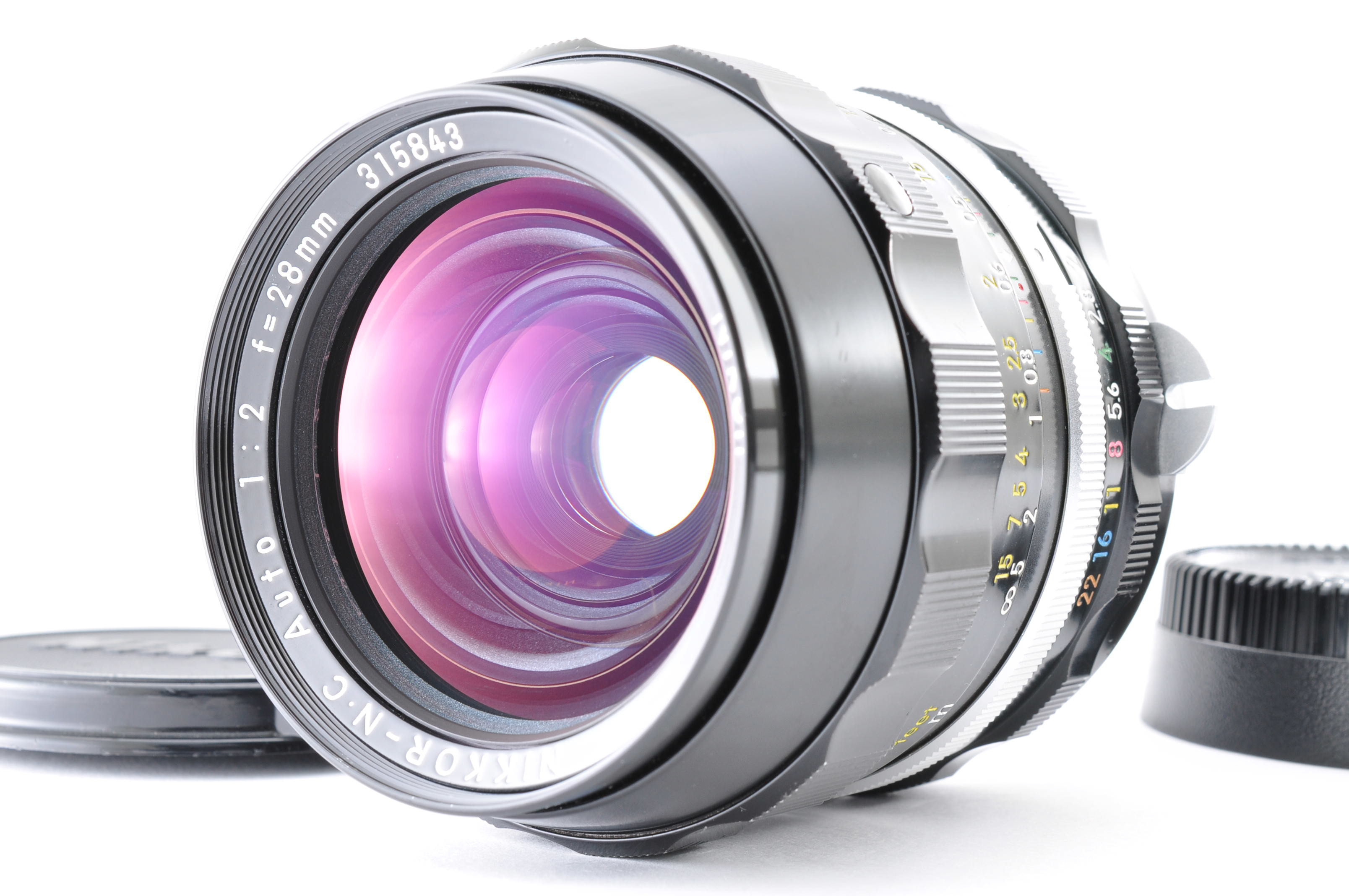 ニコン Nikon Auto Nikkor-N.C 28mm f/2 レンズ Nikon NIKKOR-N.C Auto 28mm f/2 Wide Lens xcellent+++++ from