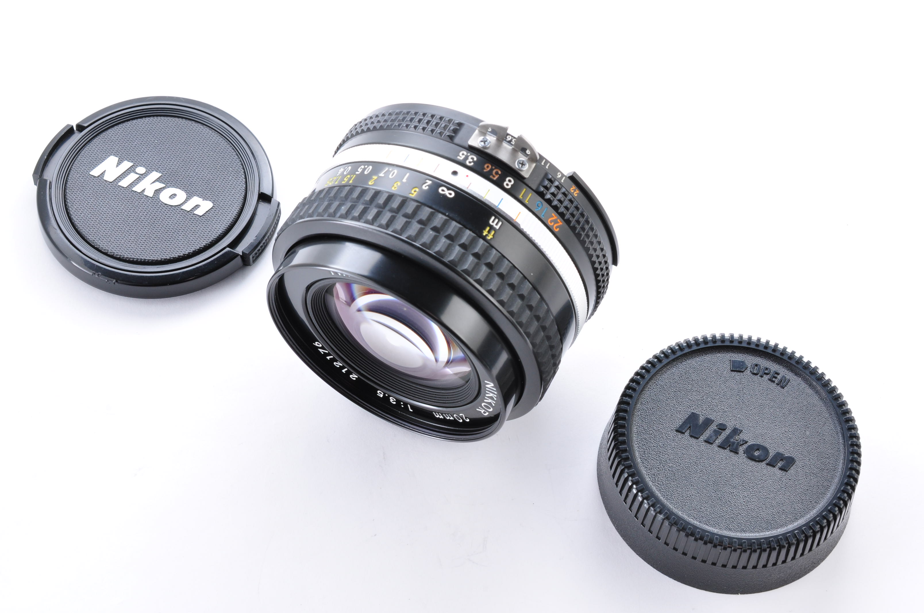 Nikon Ai-s NIKKOR 20mm f/3.5 Wide Angle Manual Lens Near Nikon Ai-s NIKKOR 20mm f/3.5 Wide Angle Manual Lens Near