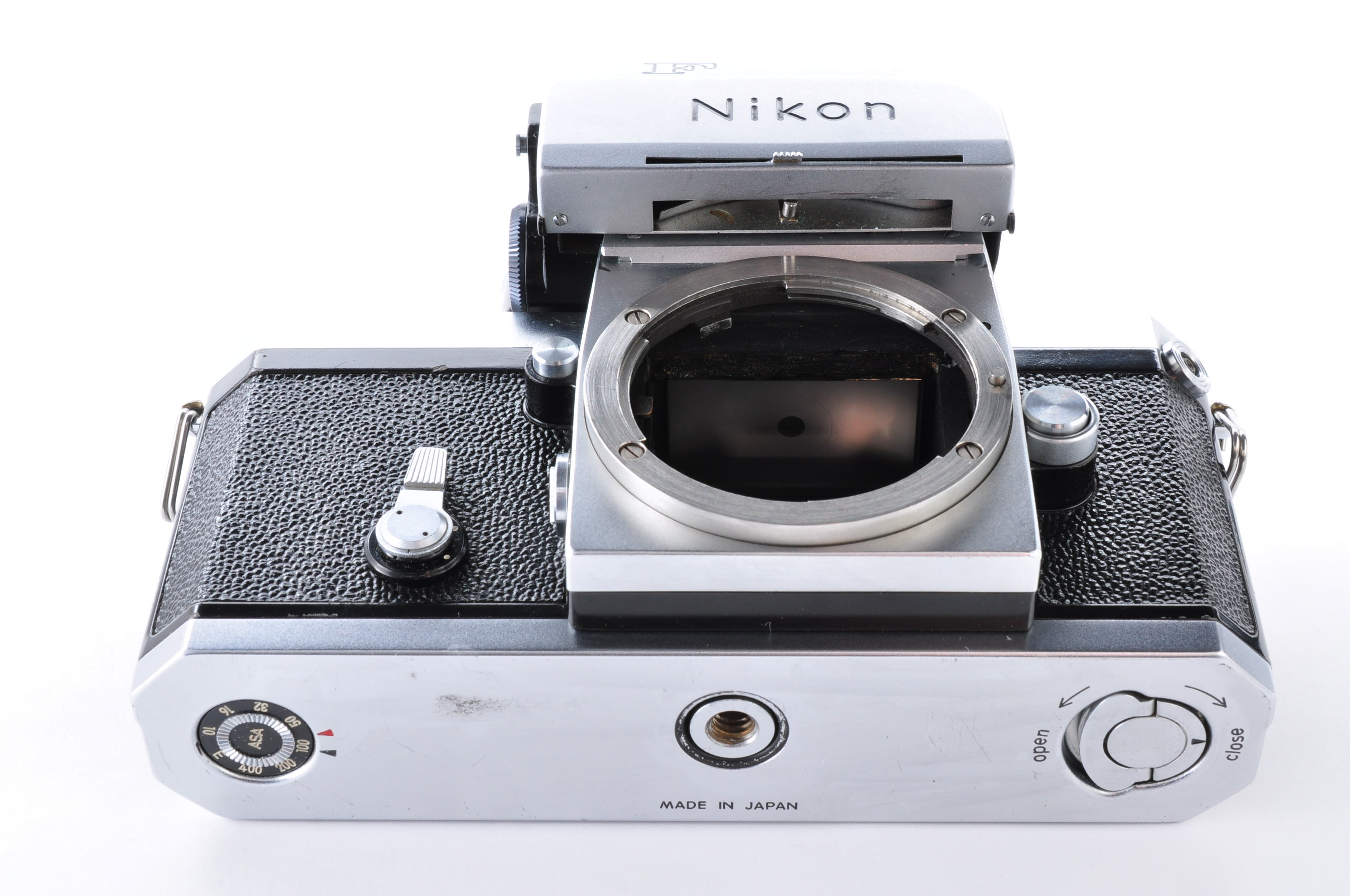 Nikon F Photomic FTN 35mm Silver SLR Film Camera Body Near