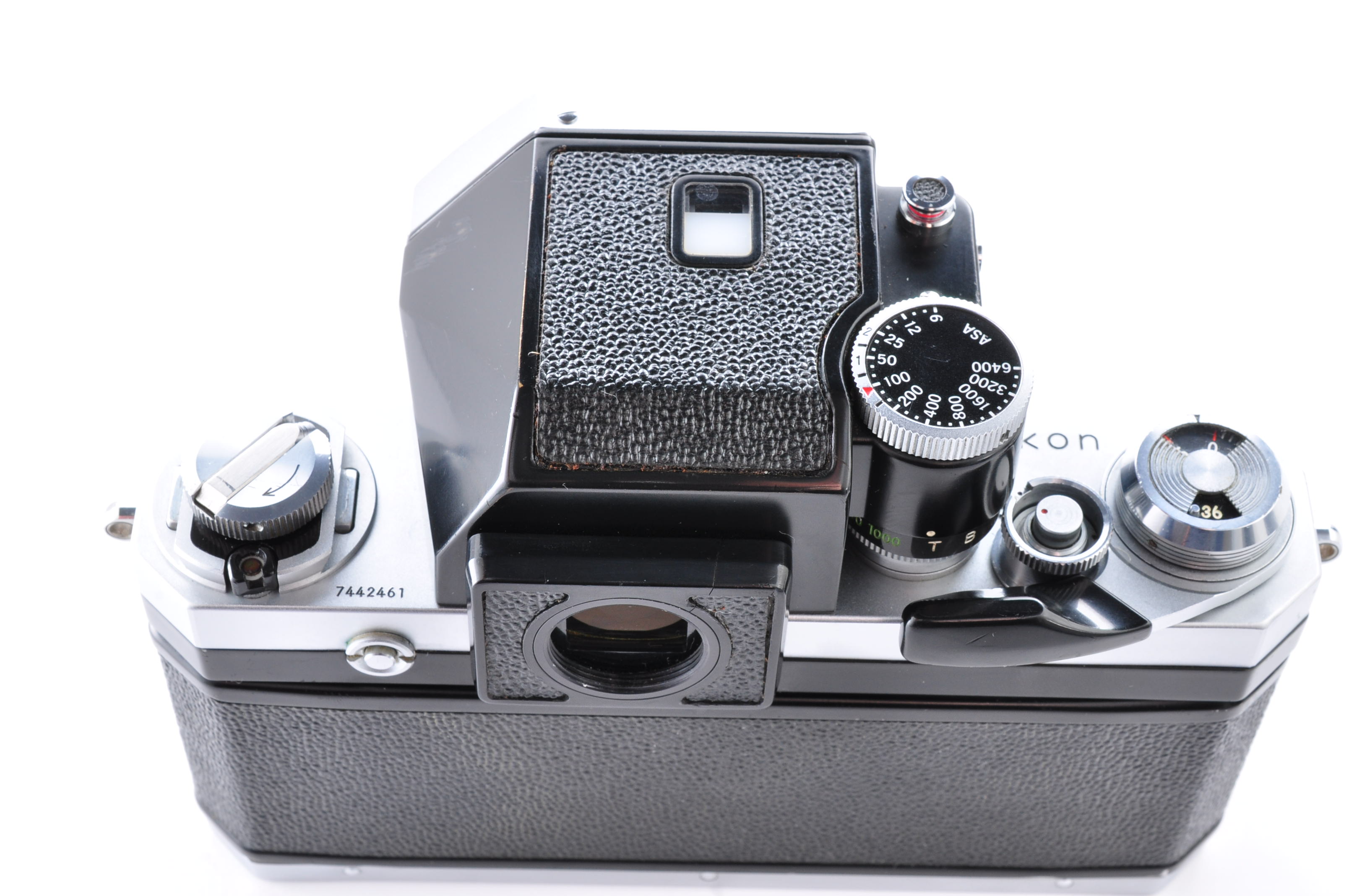 Nikon F Photomic FTN 35mm Silver SLR Film Camera Body Near