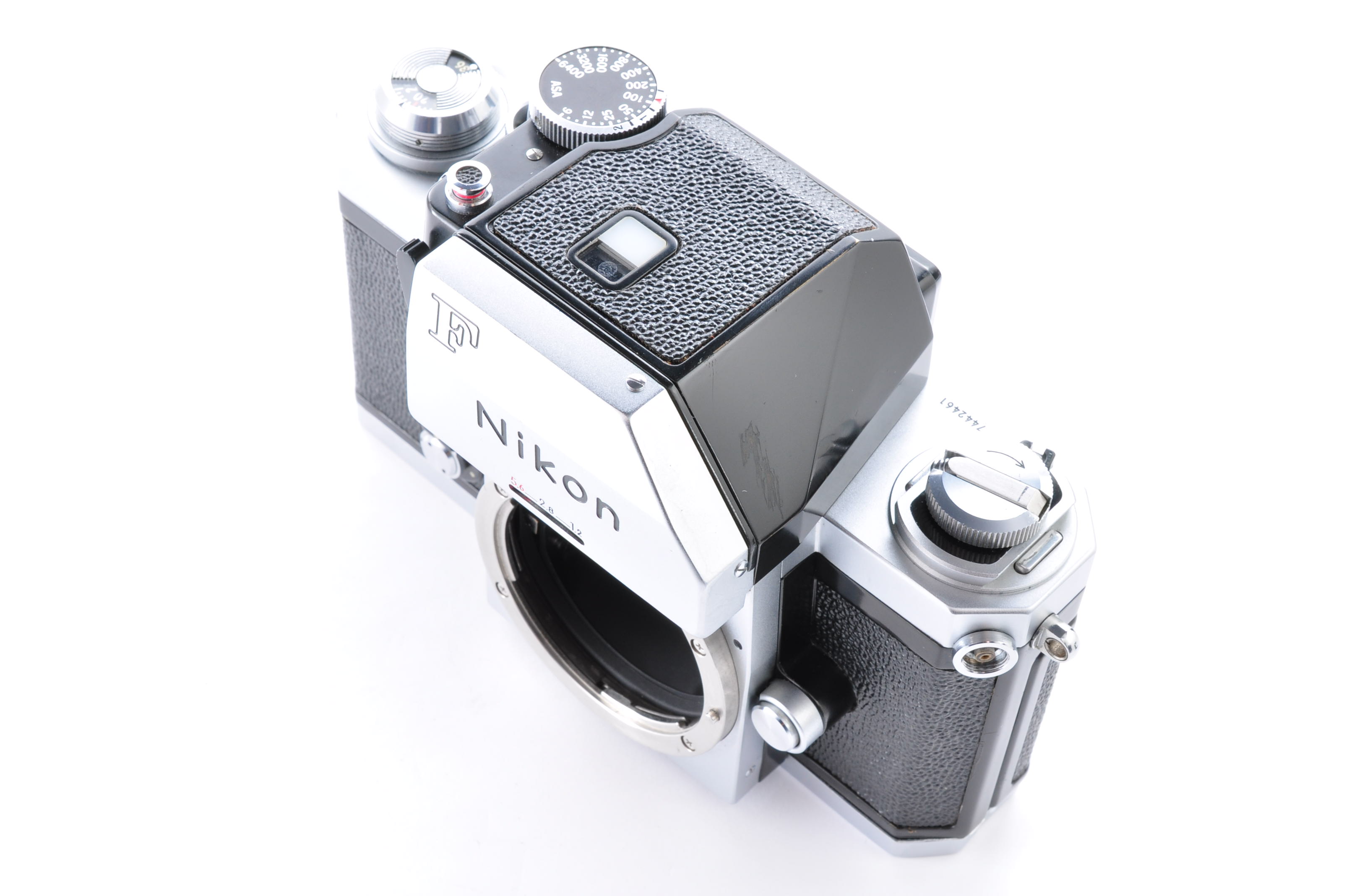Nikon F Photomic FTN 35mm Silver SLR Film Camera Body Near
