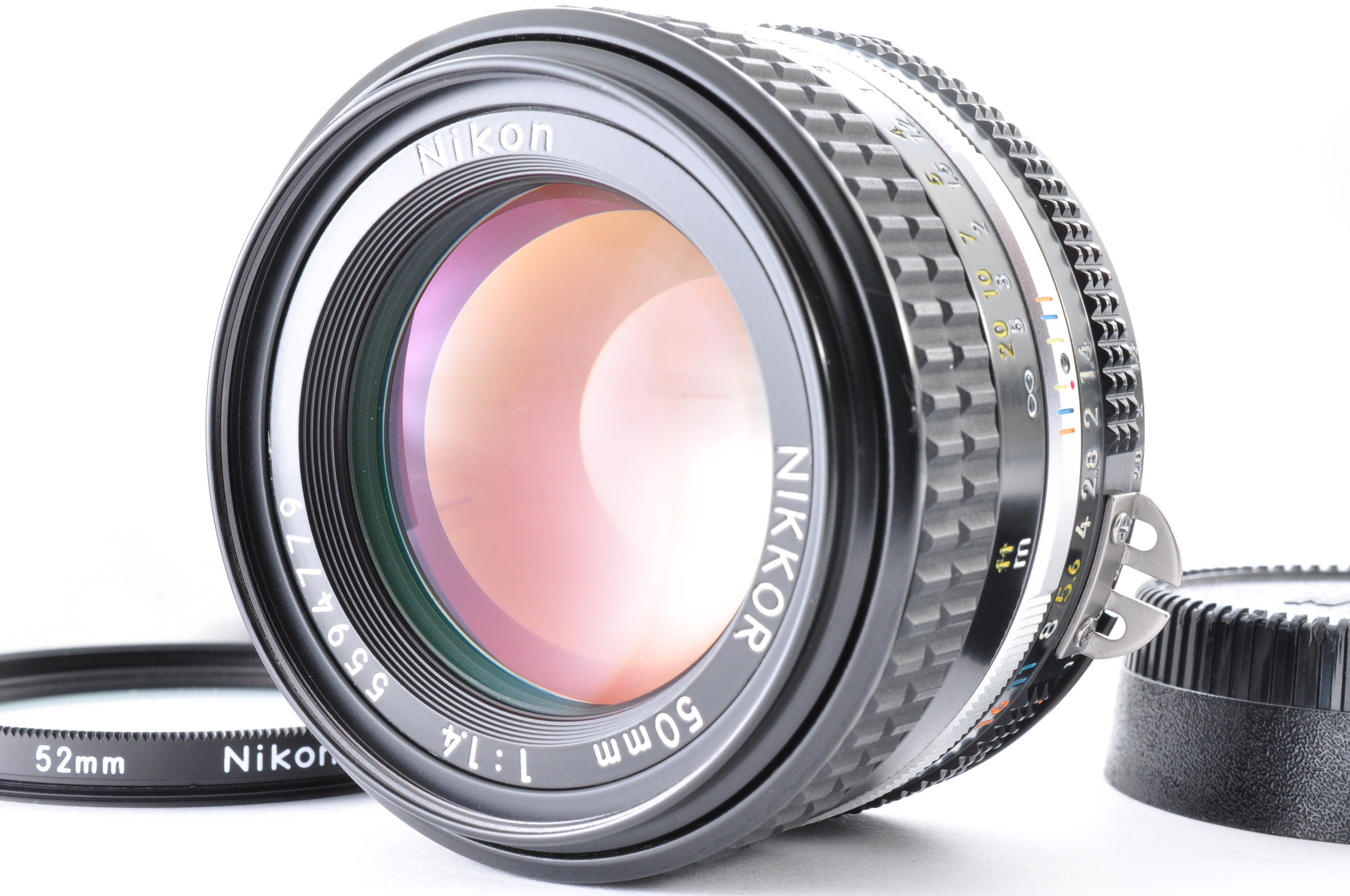 Nikon Ai-s Ais Nikkor 50mm F/1.4 MF Standard Lens Near Mint