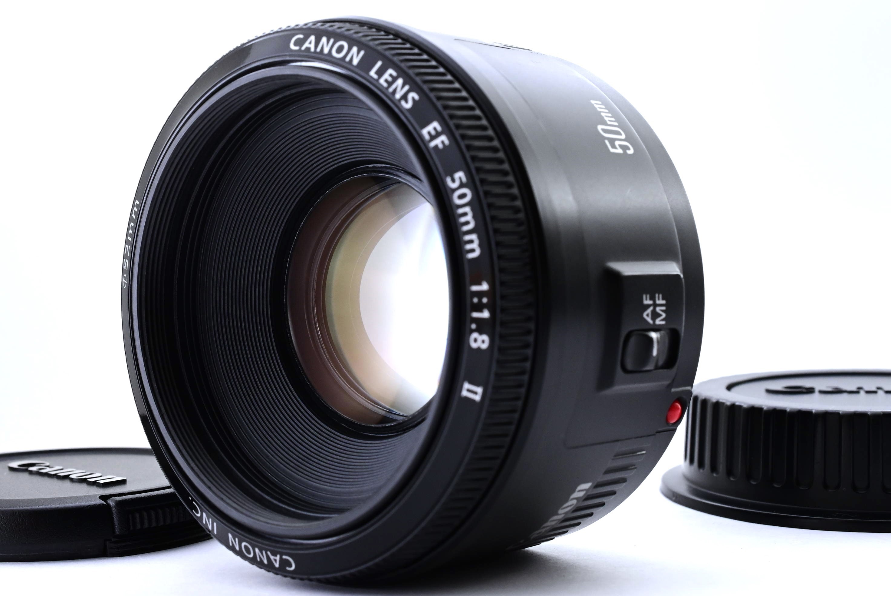 Canon EF 50mm f/1.8 II レンズ Canon EF 50mm f/1.8 II Prime Lens Near Mint Tested From Japan