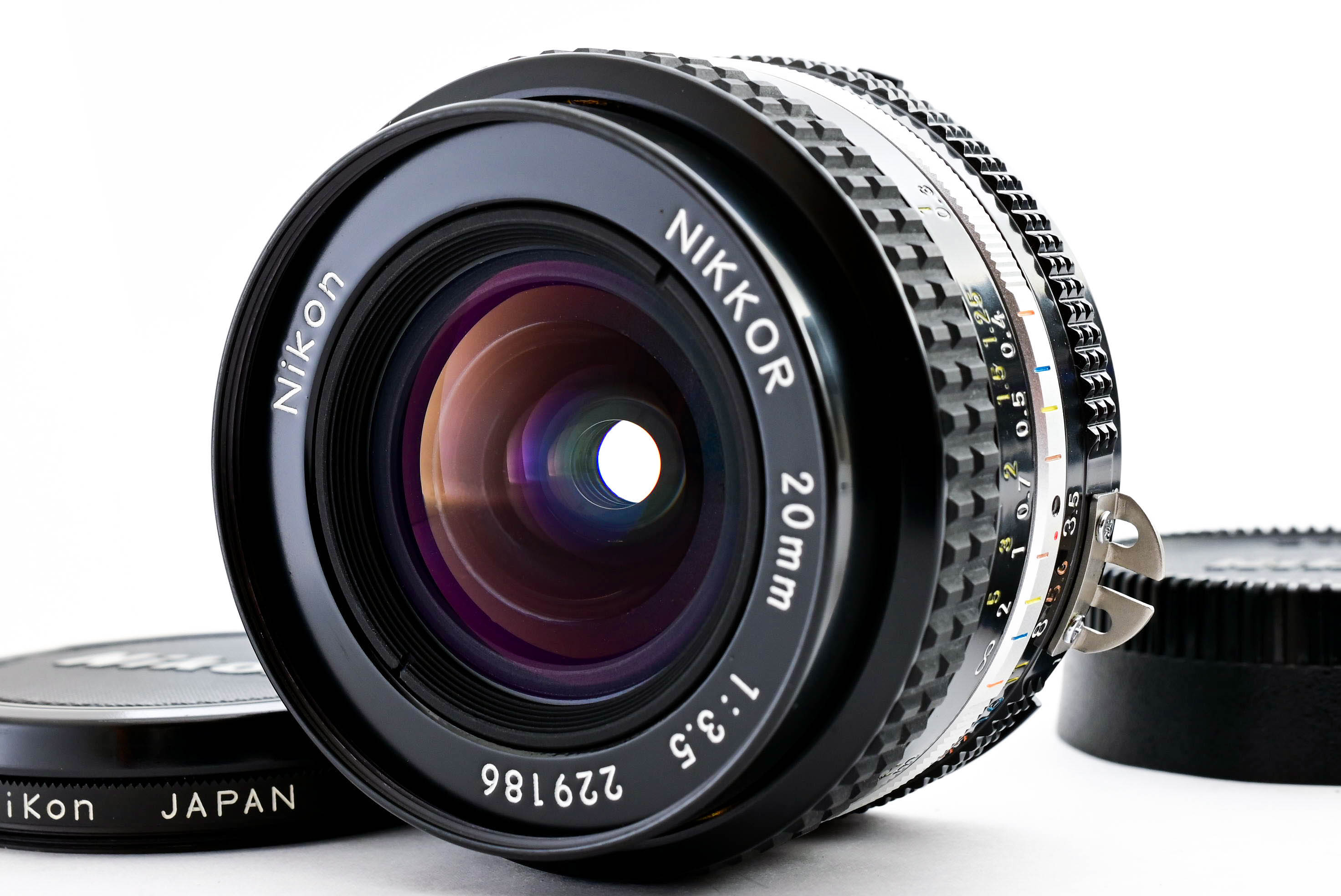 Nikon Ai-s NIKKOR 20mm F/3.5 Lens F Mount from Japan Near Mint