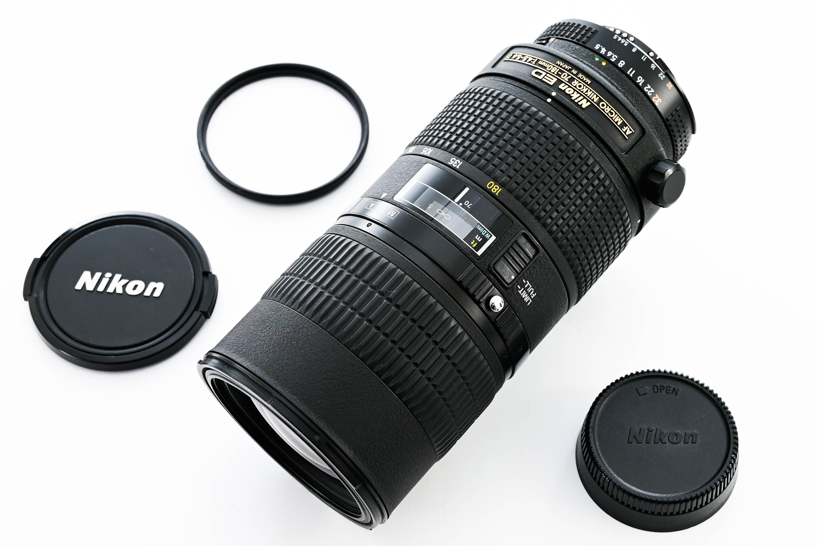 Nikon AF Micro NIKKOR 70-180mm f/4.5-5.6D Macro Lens Near Mint